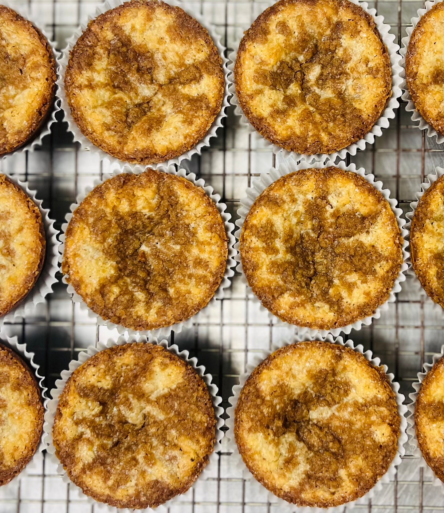 Coffee Cake Gooey Butter Cupcakes (6 pack)