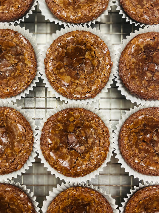 Chocolate Pecan Gooey Butter Cupcakes (6 pack)